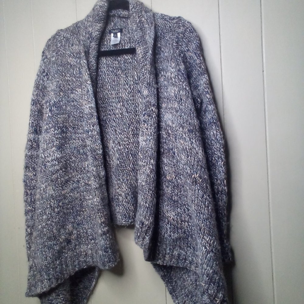 Talbots Cardigan Sweater S Open Front Long Sleeve Wool Blend - Picture 7 of 15